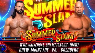 WWE2K23 Goldberg VS Drew McIntyre Match Gameplay!