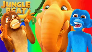 Colorful Animals! | Rainbow Rising | Jungle Beat: Munki & Trunk | Kids Animation 2023