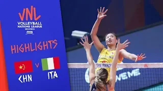 CHINA vs. ITALY - Highlights Women | Final Round | FIVB Volleyball Nations League 2019