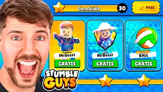 COMPRANDO O STUMBLE PASS DO MR BEAST NO STUMBLE GUYS!