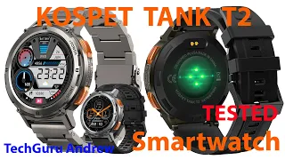 KOSPET TANK T2 Smartwatch REVIEW
