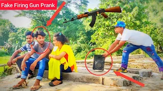 Fake Firing Gun Prank Fake G-U-N Shot Prank On Public Reaction  Part-2 Awesome Reaction