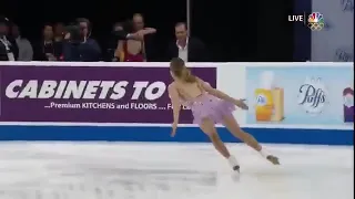 Ashley Wagner 2018 national FS lalaland