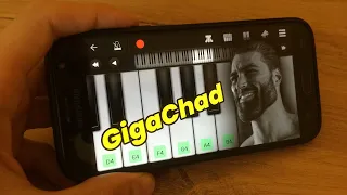 GigaChad - Easy Mobile Piano Cover