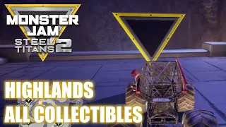 Monster Jam Steel Titans 2 – Highland All Collectible Locations - Soldier Fortune Black Ops Unlocked