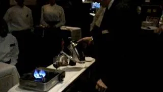 Tableside Flaming Coffee Demo