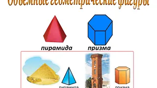 Урок 14 математика 4 класс (4 четверть) «Геометрические тела: пирамида и призма»