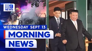 Sydney’s gangland war escalates; Kim Jong Un visits Russia to meet Putin | 9 News Australia