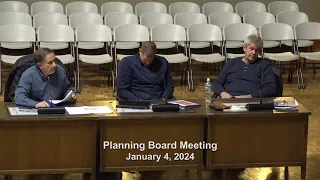 Peabody Planning Board Meeting - January 4, 2024