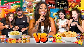 MISTUREI TODOS OS MIOJOS VS TODOS OS CHIPS DO SUPERMERCADO !!!