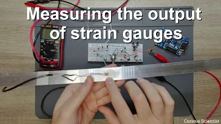 Measuring the output of strain gauges