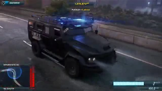 NFS: Most Wanted 2012 - S.W.A.T van Police Chase