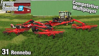 STOCKING UP ON FEED FOR THE COWS Rennebu Competitive Multiplayer FS22 Ep 31