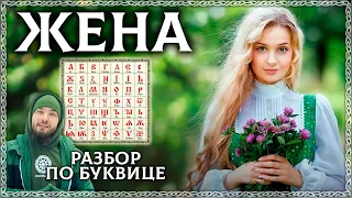 Слово ЖЕНА – тайный смысл слова и разбор по буквице! Что значит быть женой? ОСОЗНАНКА