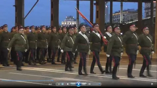 Репетиция Парада Победы 2 мая 2024 г. Казаки и Кремлёвские курсанты выдвигаются на Красную площадь!