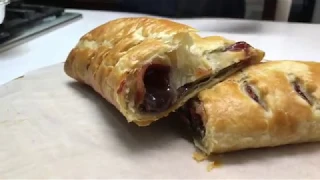 Cherry Nutella Strudel