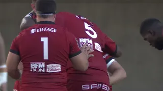 TOP 14 - Essai de Ethan DUMORTIER (LOU) - Montpellier Hérault Rugby - LOU Rugby - Saison 2022/2023