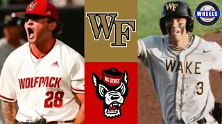 #8 Wake Forest vs #17 NC State Highlights (G1) | 2024 College Baseball Highlights