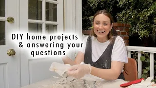 DIY home projects + Q&A *home projects & baby updates*