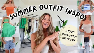 SUMMER OUTFIT INSPO (ft. $1000 White Fox Review)