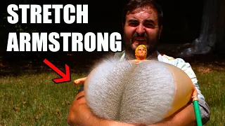 All Stretch Armstrongs Have the Same Weakness at 2000FPS - The Slow Mo Guys