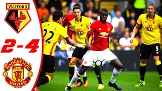 Watford vs Manchester United 2-4 - All Goals & Highlights - HD