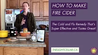 How to make Fire Cider I A tasty cold & flu remedy I Easy Upgrades