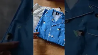 Unboxing GOOD DAY PAJAMAS BY JIN BTS 💙