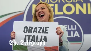 Giorgia Meloni on track to be Italy's first female PM: 'tomorrow we must prove our worth'