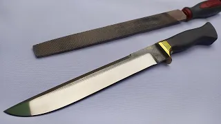 Making a Knife From an Old File