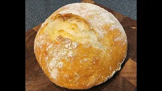 How to Make No Knead Italian Semolina Bread