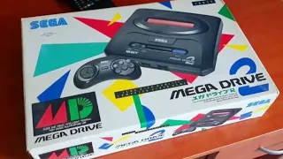 A retro vintage SEGA Mega Drive 2 game console has arrived in 2023