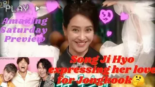 Song Jihyo expressing her love for Turbo! Or for Kim Jongkook🙊[Amazing Saturday Preview]