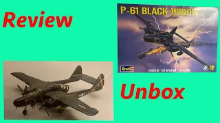 Unboxing Review P 61 Black Widow by Revell