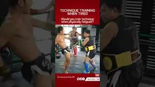 Technique training when tired #shorts