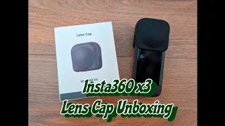 Insta360 x3 Lens Cap Unboxing Review