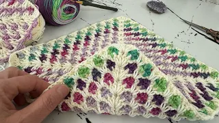 Crochet Easy Steps, Beautiful, Tasteful, Inspiring Model Making (Blanket, cardigan, etc.)