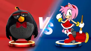 Sonic Dash - Amy VS Bomb _ Movie Sonic vs All Bosses Zazz Eggman