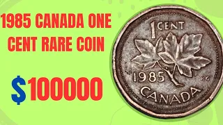 1985 UK ONE CENT RARE COIN WORTH IN MILLION DOLLARS.