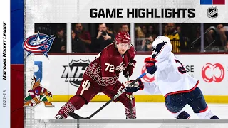 Blue Jackets @ Coyotes 2/19 | NHL Highlights 2023