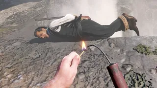 🔥🧨[4K] Dynamite & Fire Bottle Gameplay #45 - Red Dead Redemption 2