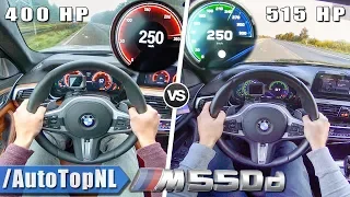 BMW M550d G30 400HP STOCK vs McChip 515HP | 0-260km/h ACCELERATION & AUTOBAHN POV by AutoTopNL