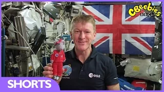 Tim Peake and Miss Mouse on the International Space Station - Stargazing - CBeebies