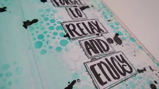 Art journal - Don't forget to relax and enjoy