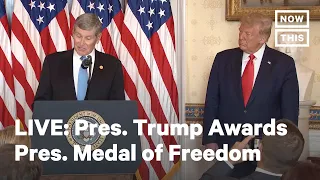 Pres. Trump Awards Presidential Medal of Freedom to Jim Ryun | LIVE | NowThis