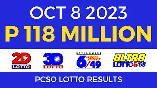 Lotto Result October 8 2023 9pm [Complete Details]