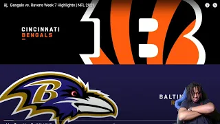 Bengals vs. Ravens Week 7 Highlights | NFL 2021! Reaction