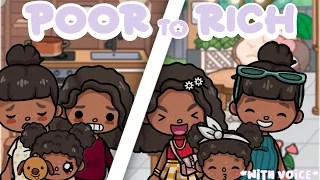 POOR TO RICH✨ | toca boca roleplay with voice