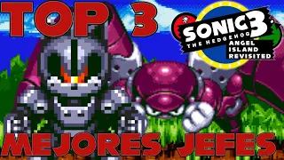 TOP 3 MEJORES JEFES (CUSTOM BOSSES) | Sonic 3 A.I.R Mods • Gameplay