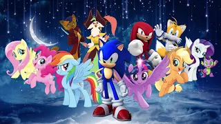 The Adventures of Sonic in Equestria Revenge of the Past Team Heroes Fist Bump